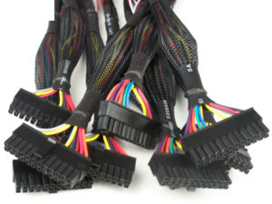 Consumers Electronics Customized wiring harness kits with braided tubing