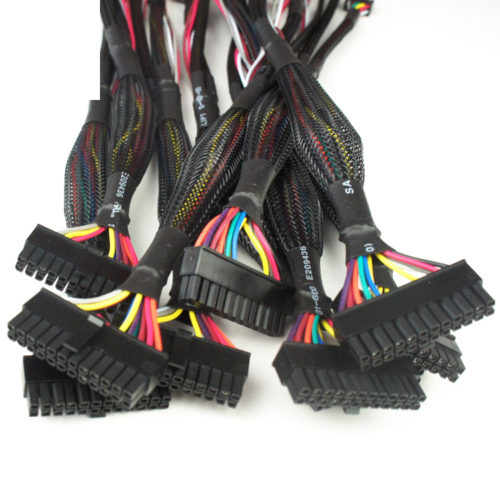 Consumers Electronics Customized wiring harness kits with braided tubing